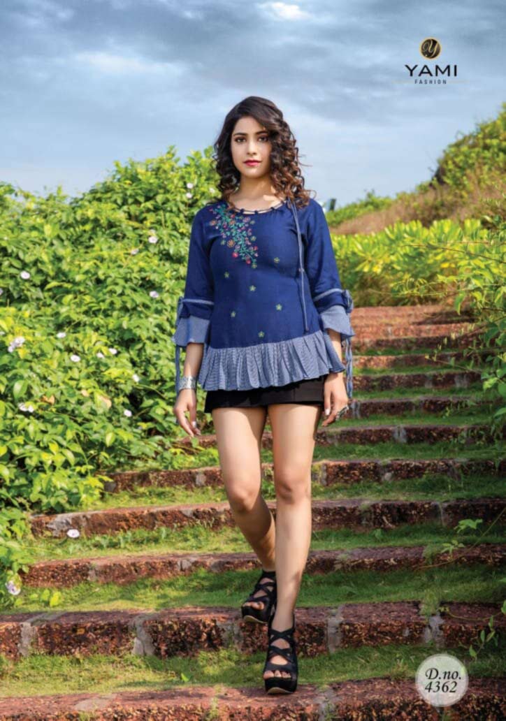 Topsy Vol-10 Embroidery Short Tops Set Topsy Vol-10 Embroidery Short Tops Set